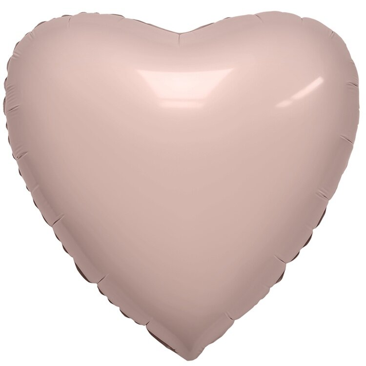СЕРДЦЕ 18" Пыльная роза
