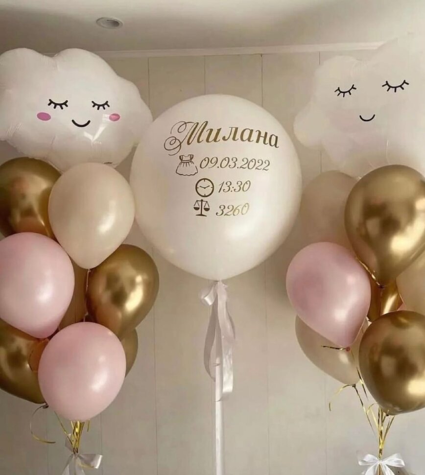 Набор гелиевых шаров Милли