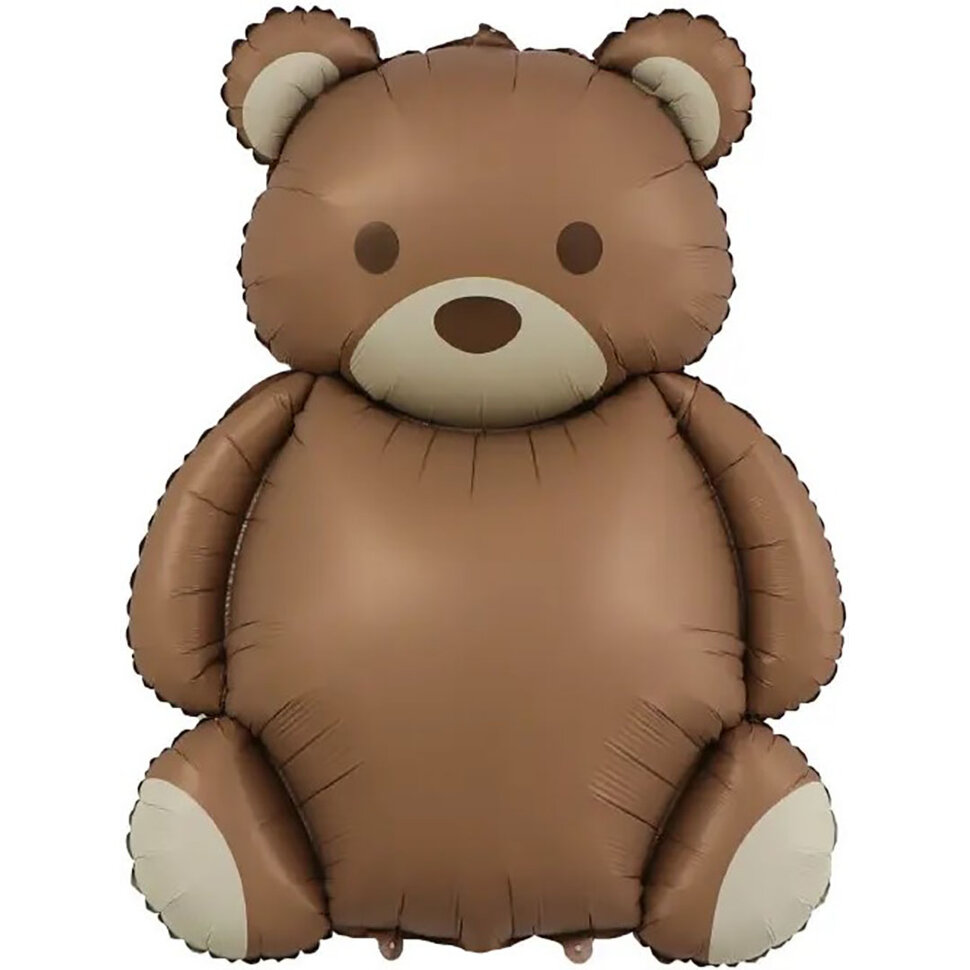 Шар (35''/89 см) Фигура Мишка, Сатин